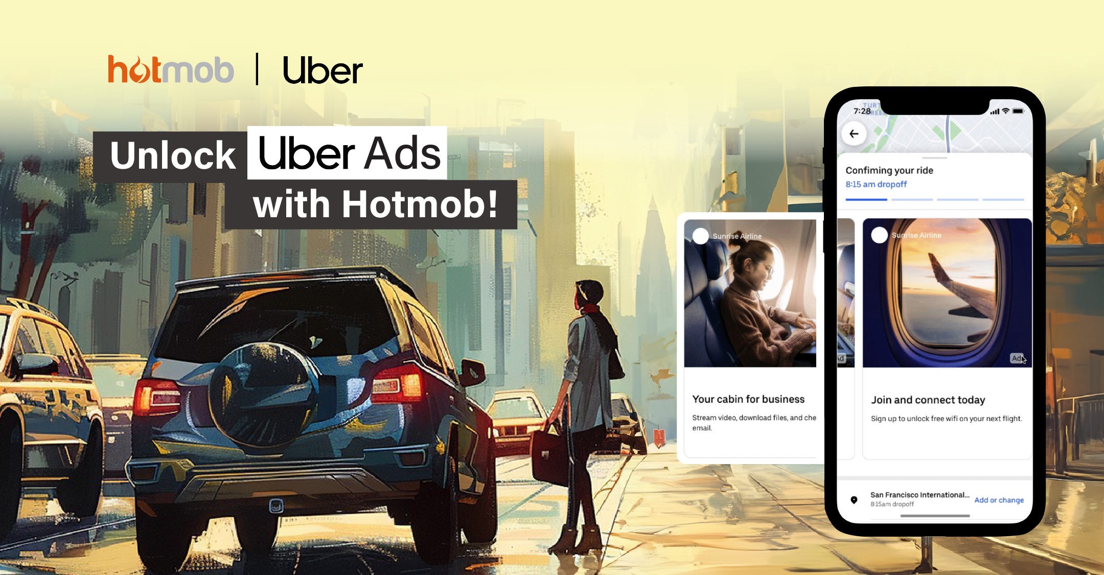 Unlock the 1st privileged Uber Ads with Us! ︳Hotmob